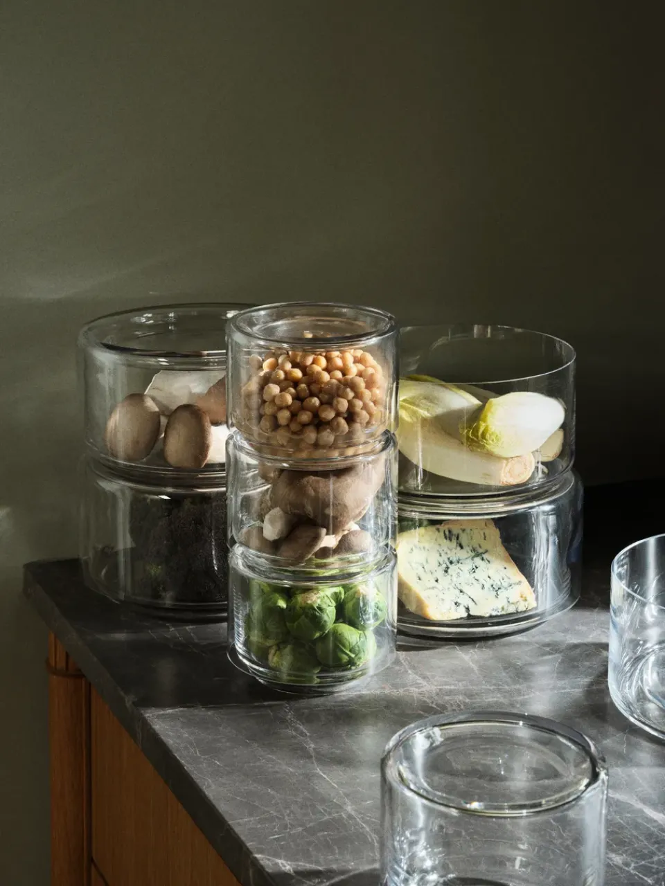 New Broste Copenhagen Sylvia bowl Ø13x10 cm, Clear Transparent