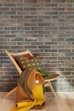 Cushions^Røros Tweed Syndin cushion 50x50 cm, Moorland GreenBrown