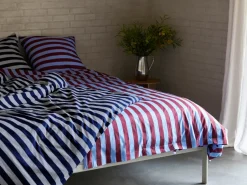 Duvet Covers^HAY Été duvet cover 220x220 cm, Midnight blue-light grey BlueGrey