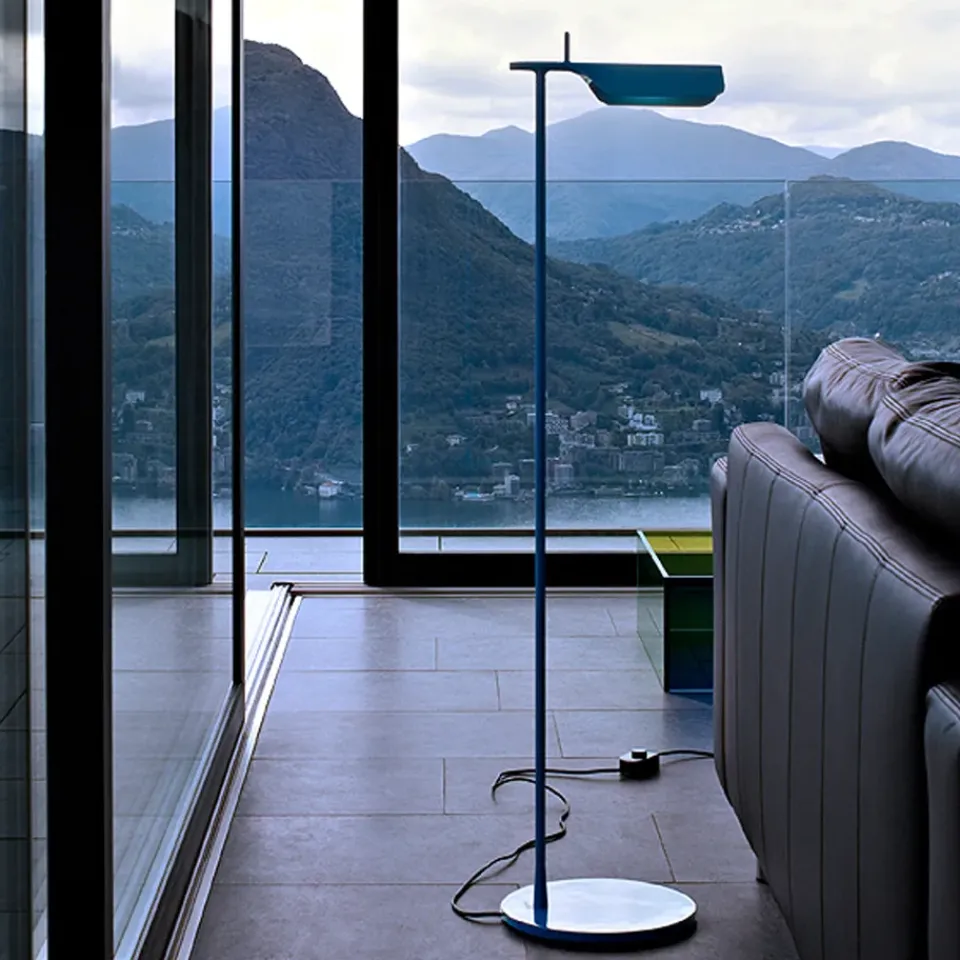 Reading Lamps|Floor Lamps^Flos Tab F LED floor lamp, lacquer Black