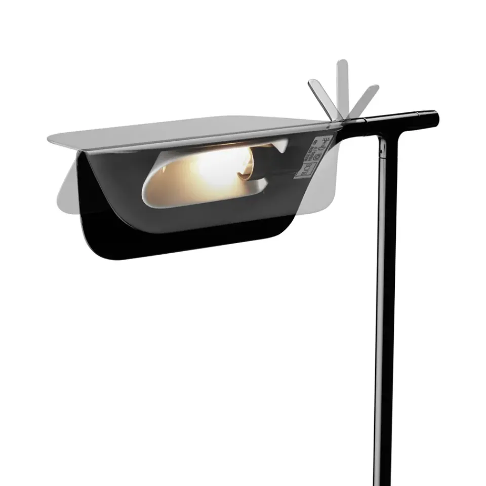 Reading Lamps|Floor Lamps^Flos Tab F LED floor lamp, lacquer Black