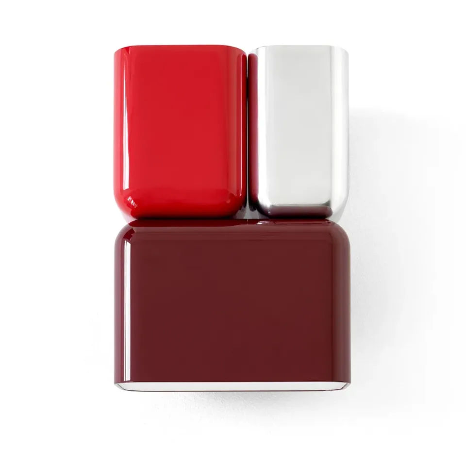 &Tradition Tabata LN10 wall lamp, Dark burgundy-vermilion Red