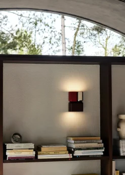 &Tradition Tabata LN10 wall lamp, Dark burgundy-vermilion Red