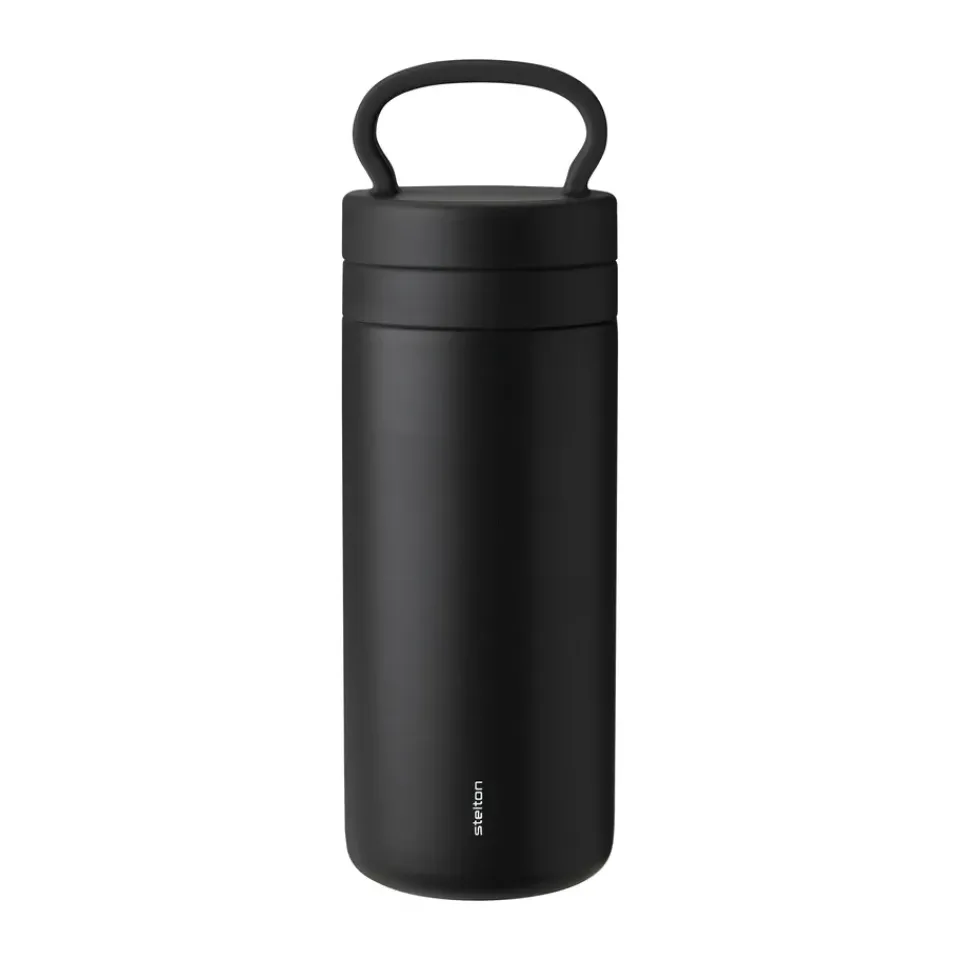 Stelton Tabi thermos mug 0.4 L, Black