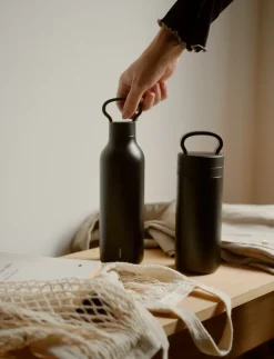 Stelton Tabi thermos mug 0.4 L, Black