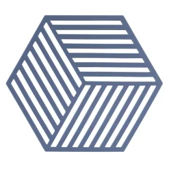 Trivets^Zone Denmark Table Mat Denim, Hexagon Blue