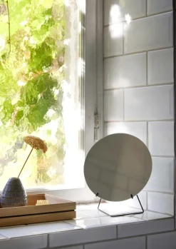 Outlet MOEBE Table mirror Ø20 cm, Black