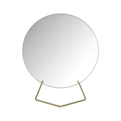 Clearance MOEBE Table mirror Ø20 cm, Brass Gold-coloured