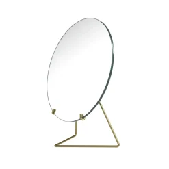 Clearance MOEBE Table mirror Ø20 cm, Brass Gold-coloured
