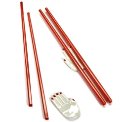Chopsticks^Serax Table Nomade chop sticks with holder 6 pieces, Red