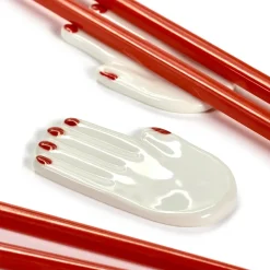 Chopsticks^Serax Table Nomade chop sticks with holder 6 pieces, Red