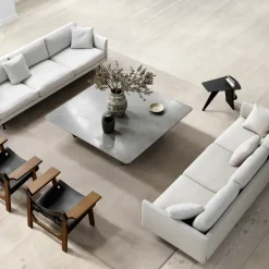 Clearance Fredericia Furniture Tableau 1966 coffee table, Atlantico Brown