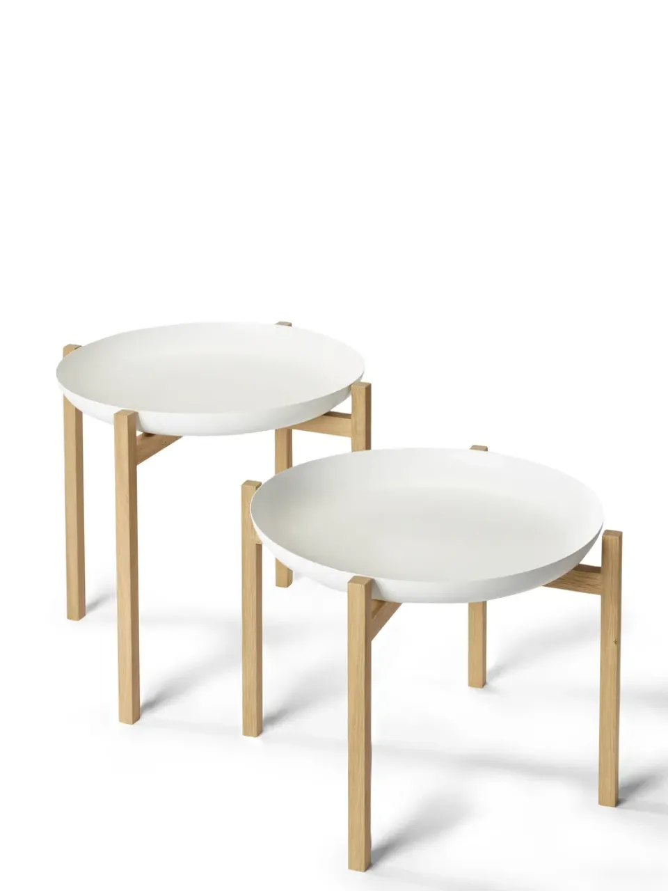 Clearance Design House Stockholm Tablo Table Set side table, High White