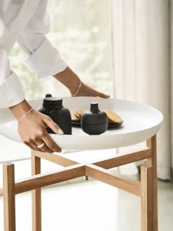 Clearance Design House Stockholm Tablo Table Set side table, High White