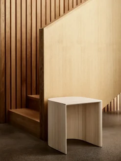 Best Fritz Hansen Taburet stool/side table, Oiled pine Brown