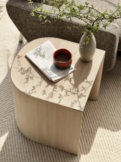 Best Fritz Hansen Taburet stool/side table, Oiled pine Brown