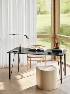 Best Fritz Hansen Taburet stool/side table, Oiled pine Brown