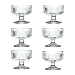 Dessert Bowls|Breakfast Bowls^La Rochère Tahiti dessert bowl 23 cl 6-pack , Clear Transparent