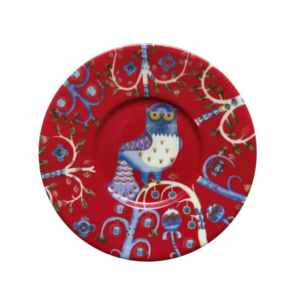Hot Iittala Taika coffee saucer, Red