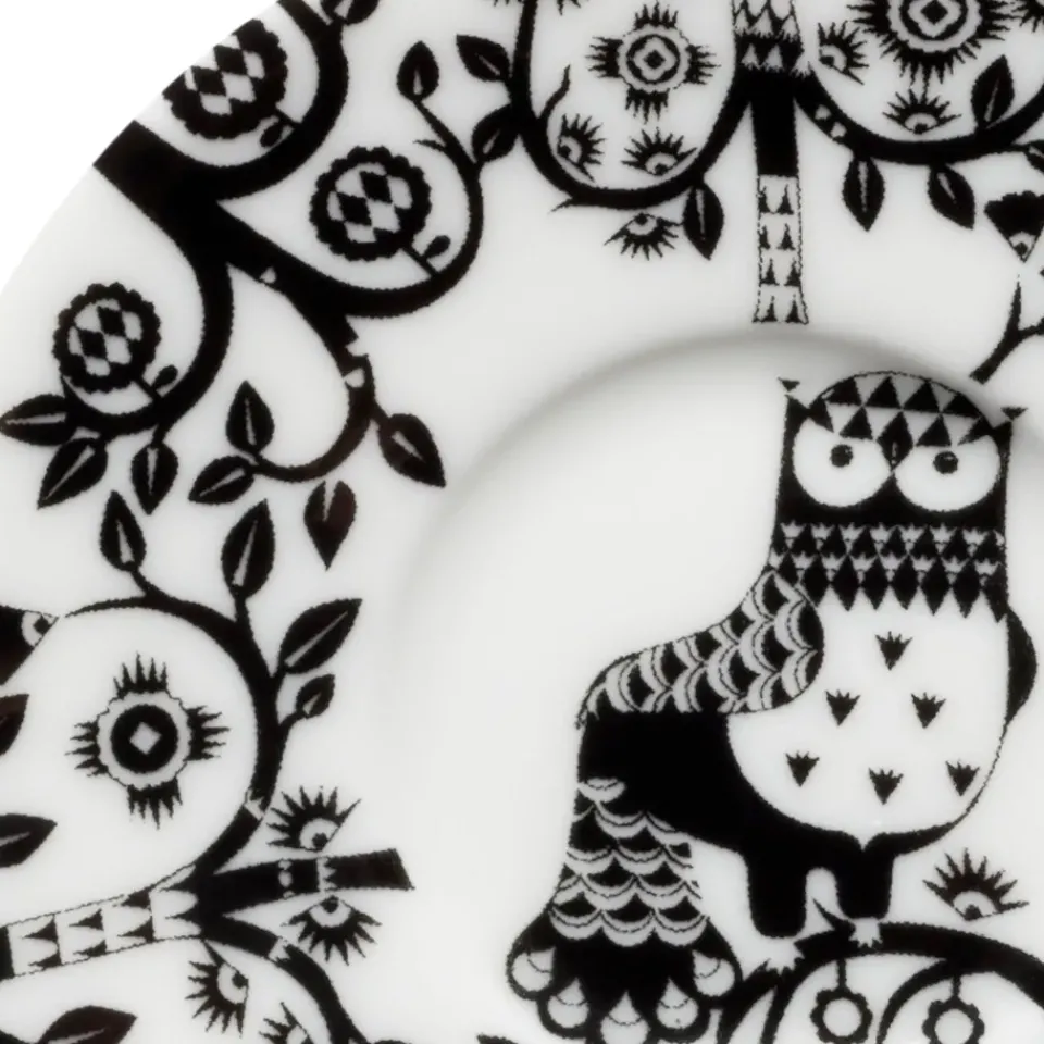 Tea & Coffee Saucers^Iittala Taika espresso saucer, Black