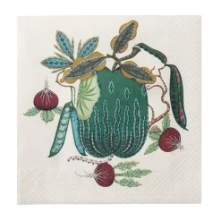Paper Napkins^Iittala Taika napkin 33x33 cm 20-pack, Green