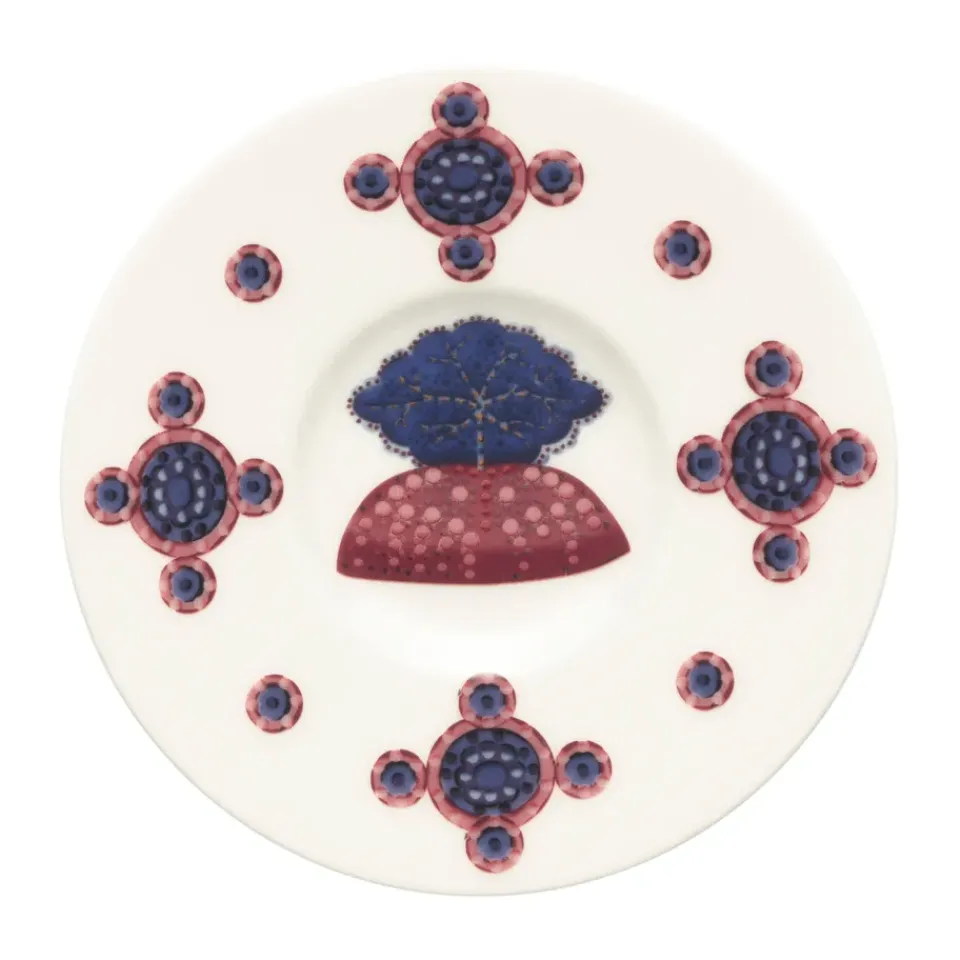 Tea & Coffee Saucers^Iittala Taika Sato plate Ø11 cm, White- coloured Multi