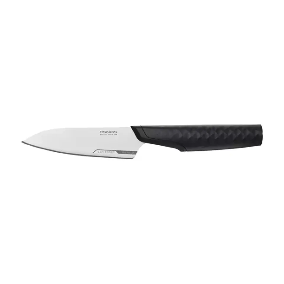 Fiskars Taiten peeling knife, 10 cm Silver-colouredBlack