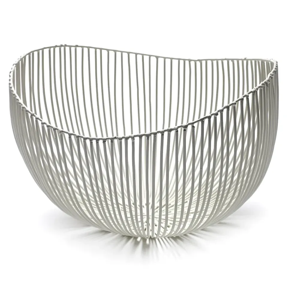 Outlet Serax Tale oval bowl, White