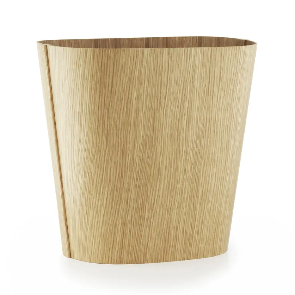 Waste Paper Baskets & Bins^Normann Copenhagen Tales of Wood paper bin, oak Brown