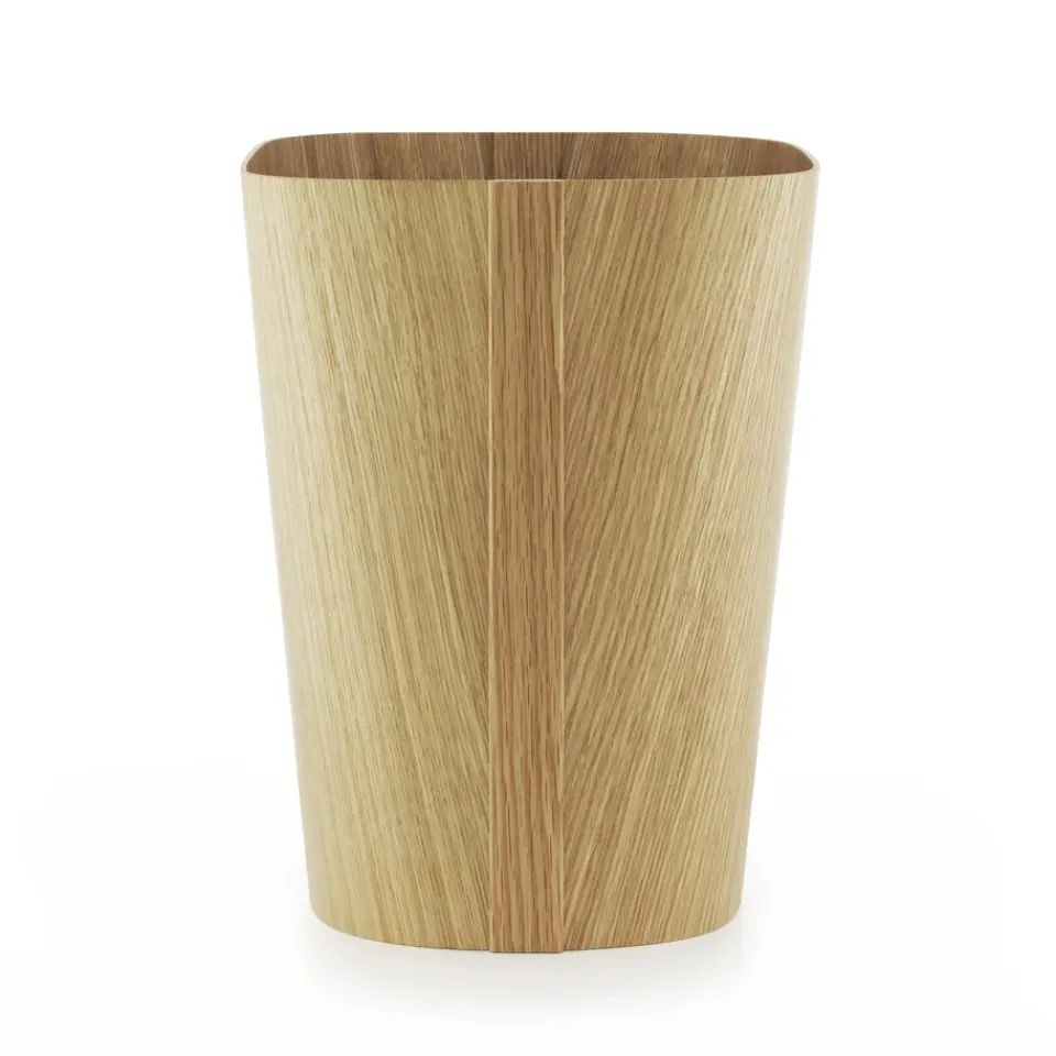Waste Paper Baskets & Bins^Normann Copenhagen Tales of Wood paper bin, oak Brown