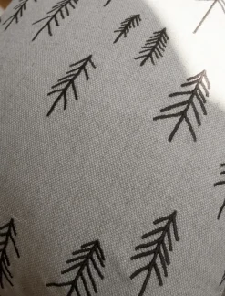 Fine Little Day Tall pillowcase 48x48 cm, Brown-nature BeigeBrown
