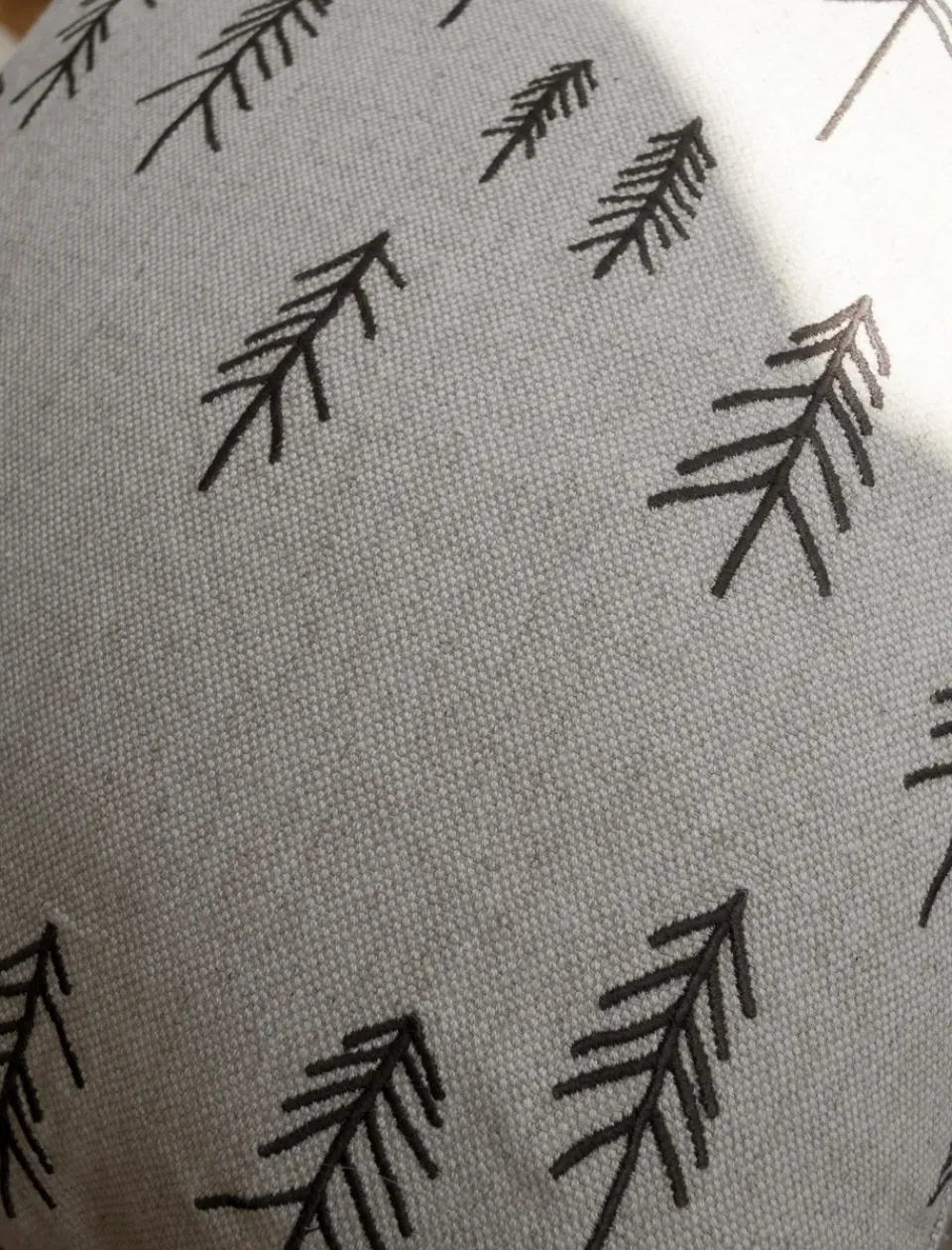 Fine Little Day Tall pillowcase 48x48 cm, Brown-nature BeigeBrown