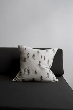 Fine Little Day Tall pillowcase 48x48 cm, Brown-nature BeigeBrown
