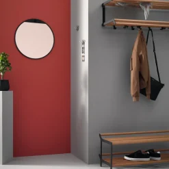 Hat Rack & Hat Shelves|Hat Rack & Hat Shelves^Essem Design Tamburin hat rack 100 cm, oak- Black