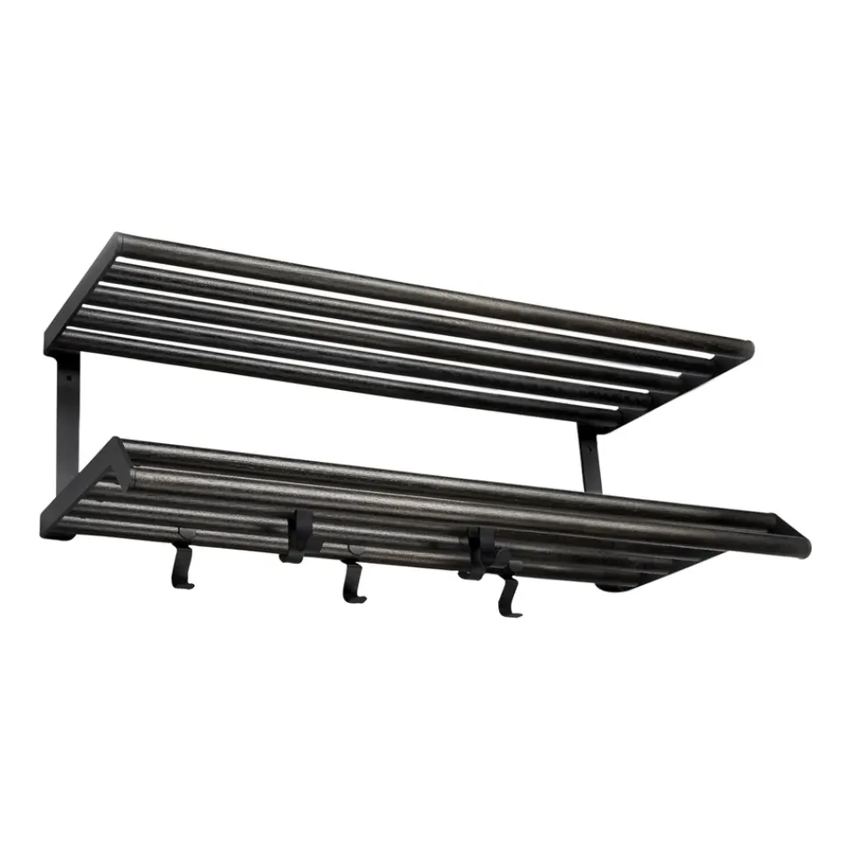 Online Essem Design Tamburin hat shelf 60 cm, oiled oak- Black
