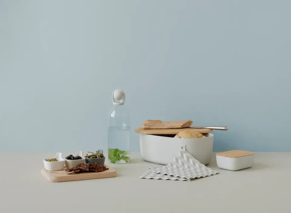 Trays^RIG-TIG TAPAS serving set, White-beige-grey BeigeBlueGreyWhite