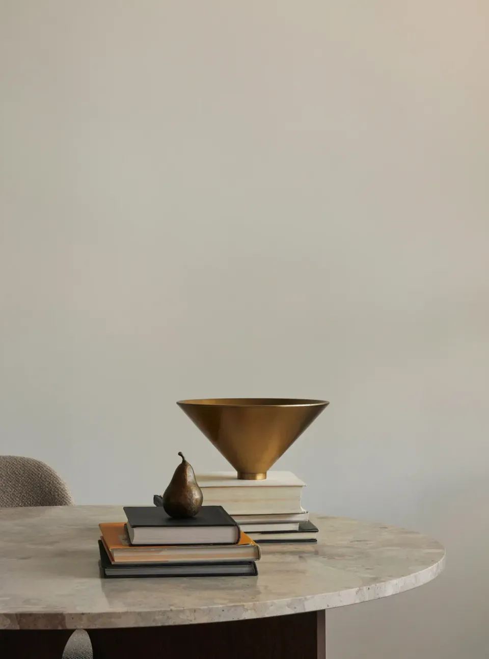 Decorative Bowls^Audo Copenhagen Taper bowl Ø26 cm, Brass Gold-coloured