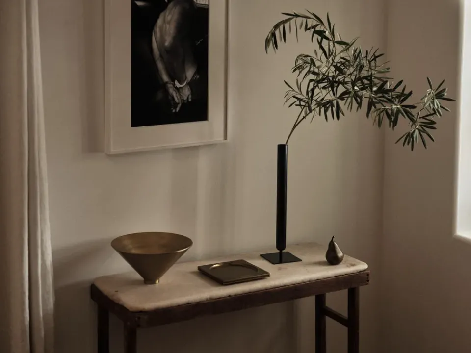 Decorative Bowls^Audo Copenhagen Taper bowl Ø26 cm, Brass Gold-coloured