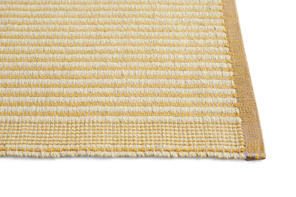 Jute & Natural Fibre Rugs|Door Mats^HAY Tapis doormat 60x95 cm, Off white-lavender Yellow