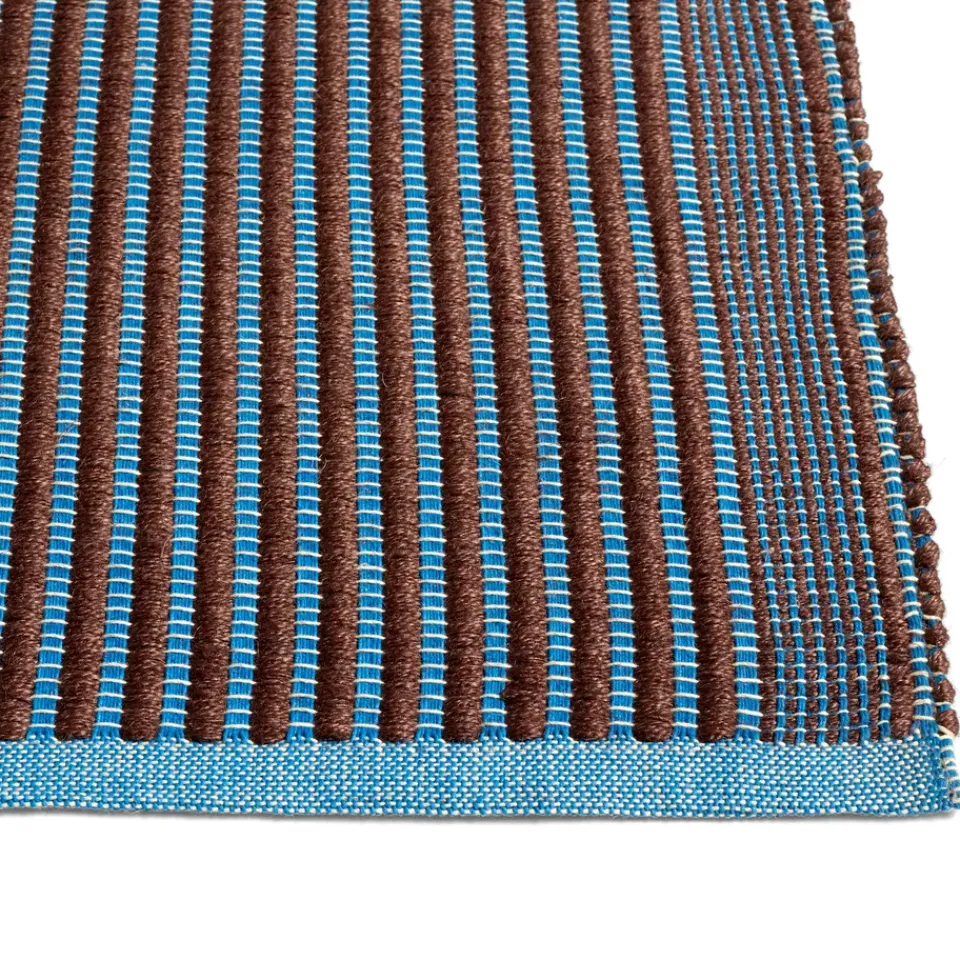 Outlet HAY Tapis rug 80x200 cm, Chestnut-blue BlueBrown