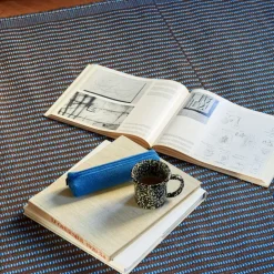 Outlet HAY Tapis rug 80x200 cm, Chestnut-blue BlueBrown