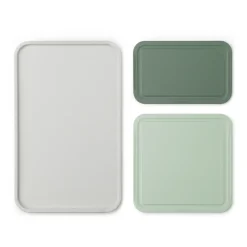 Chopping Boards^Brabantia TASTY+ cutting board set, Mixed GreenTurquoise