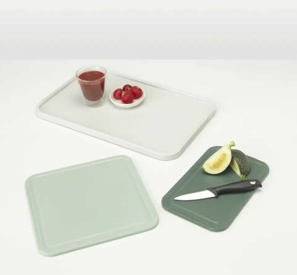 Chopping Boards^Brabantia TASTY+ cutting board set, Mixed GreenTurquoise