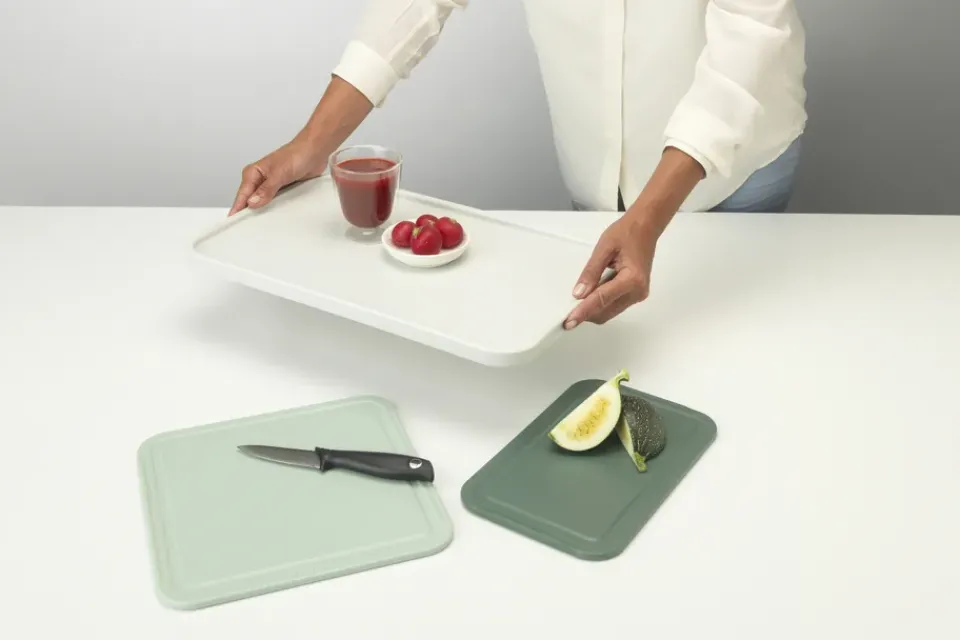 Chopping Boards^Brabantia TASTY+ cutting board set, Mixed GreenTurquoise
