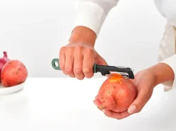 Peelers^Brabantia TASTY+ Swivel Food Peeler+Zester, Fir Green