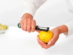 Peelers^Brabantia TASTY+ Swivel Food Peeler+Zester, Fir Green