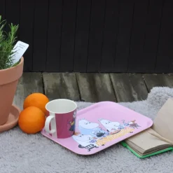 Clearance Opto Design Teaparty Moomin tray, Pink