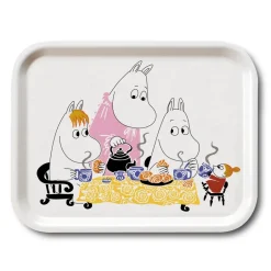 Decorative Trays^Opto Design Teaparty Moomin tray, White