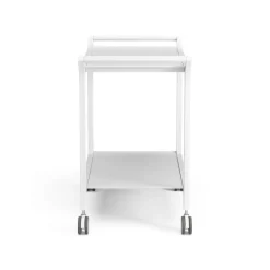 Serving Trolleys^Swedese Teatime serving trolley, Ash glazed White