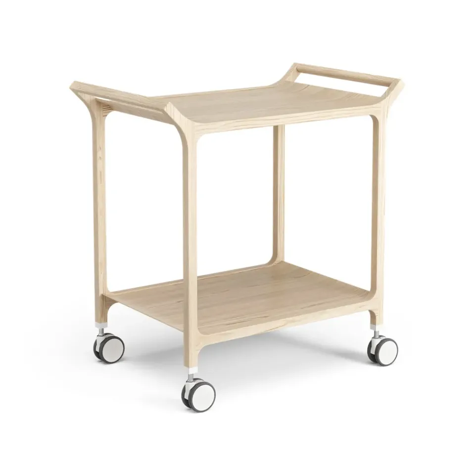 Sale Swedese Teatime serving trolley, Ash laquered Beige